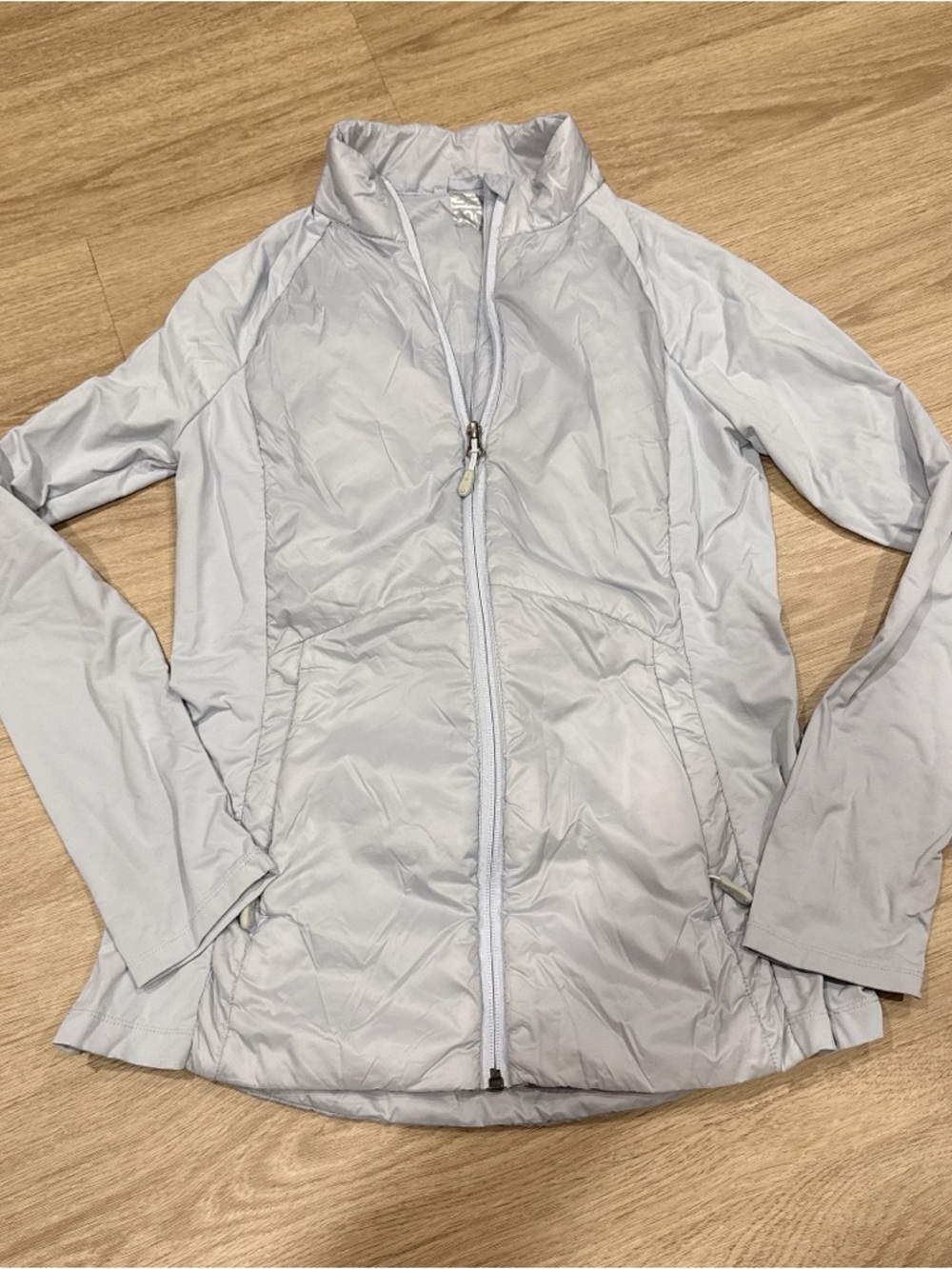 Light Gray Women's Packable Puffer Jacket - Lightweight Quilted Layer